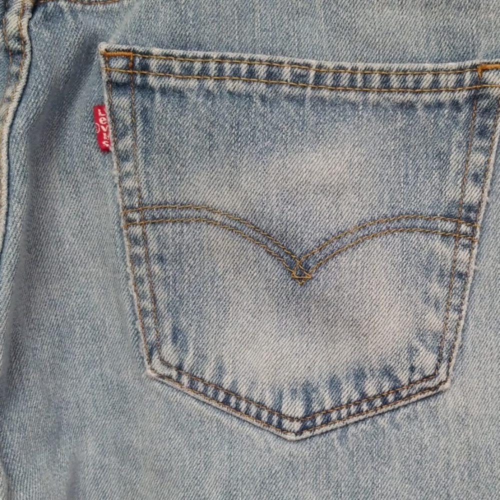 Levi's Jeans Distressed Faded Holes Sz 33/30 - Picture 6 of 8